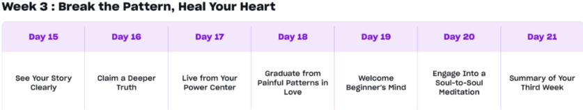 Week 3 Break the Pattern, Heal Your Heart